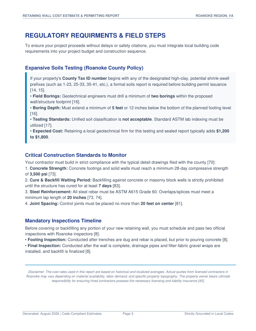 Scenario B cost model
